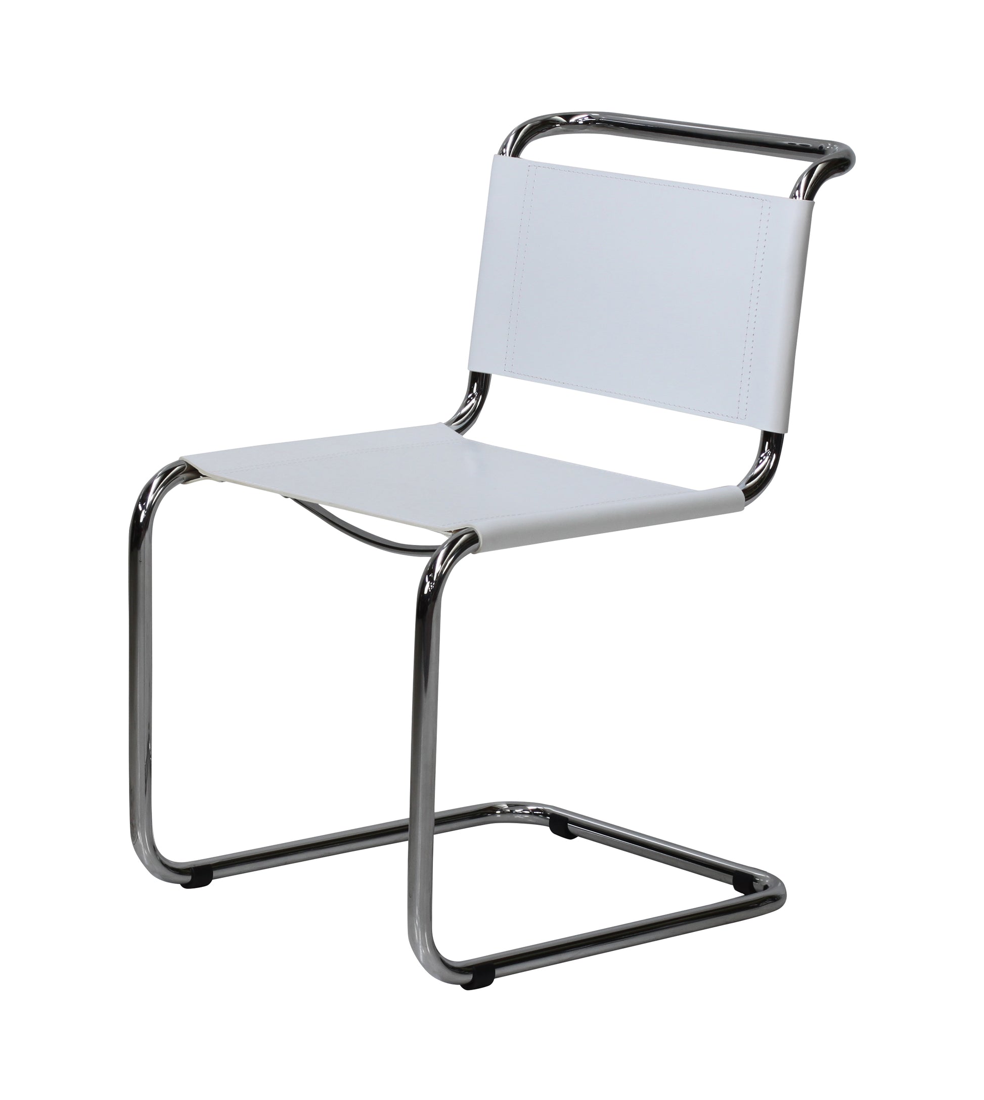 Mart Stam style Chair  | White | Side
