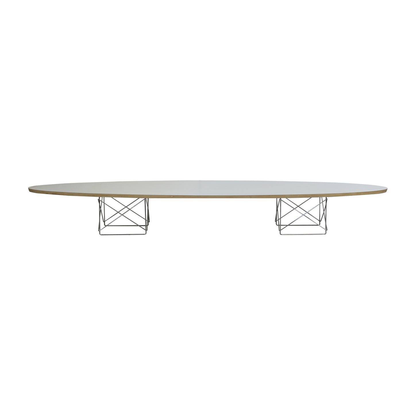 Tavolo ellittico in stile Eames