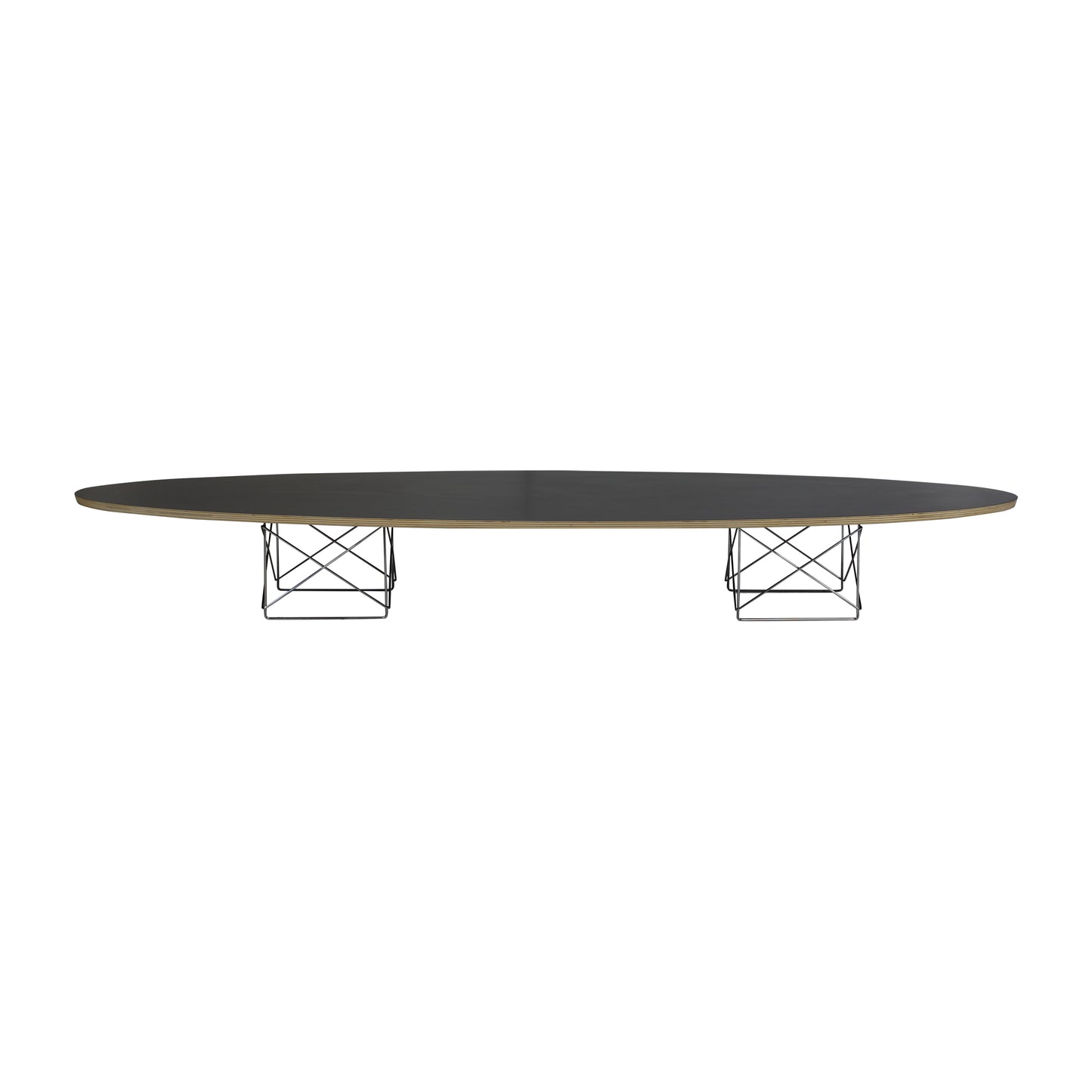 Tavolo ellittico in stile Eames
