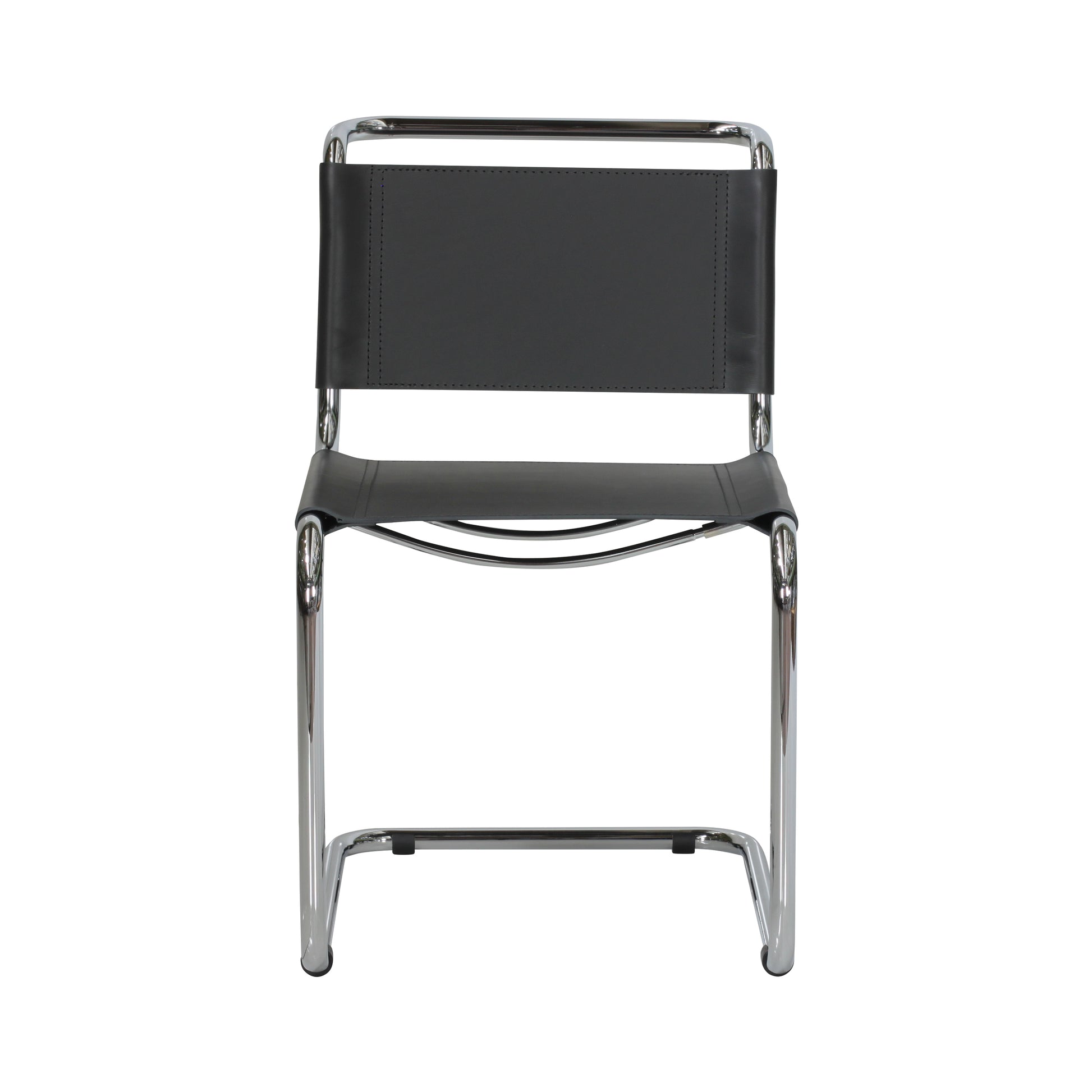 Mart Stam style Chair  | Black | Front