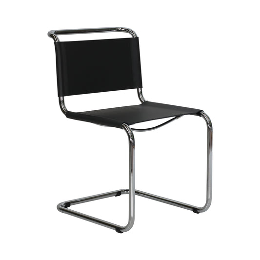 Mart Stam style Chair  | Black | Side