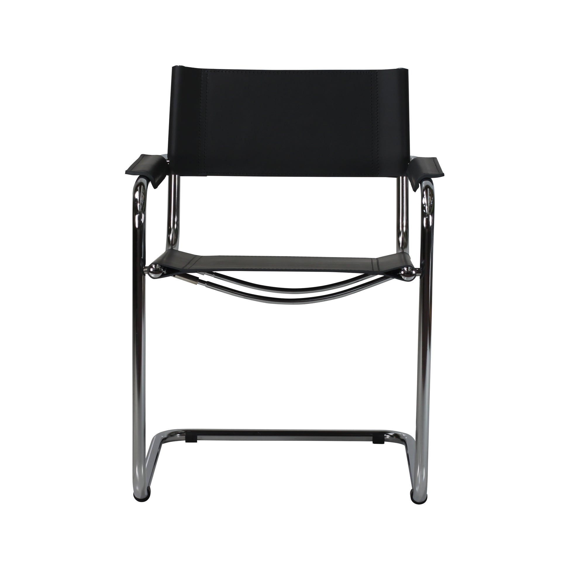 Mart Stam style armchair | Black | Front