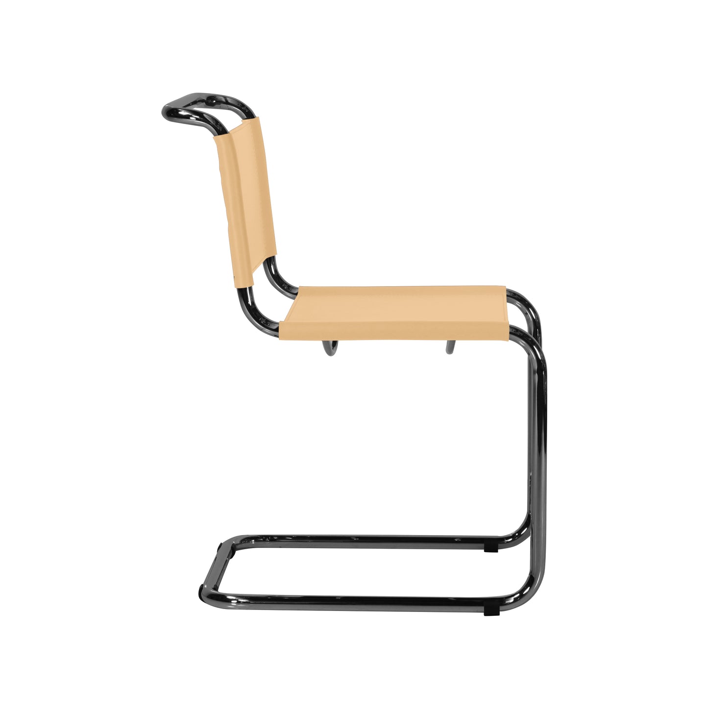 Mart Stam style Chair  | Natural | Side