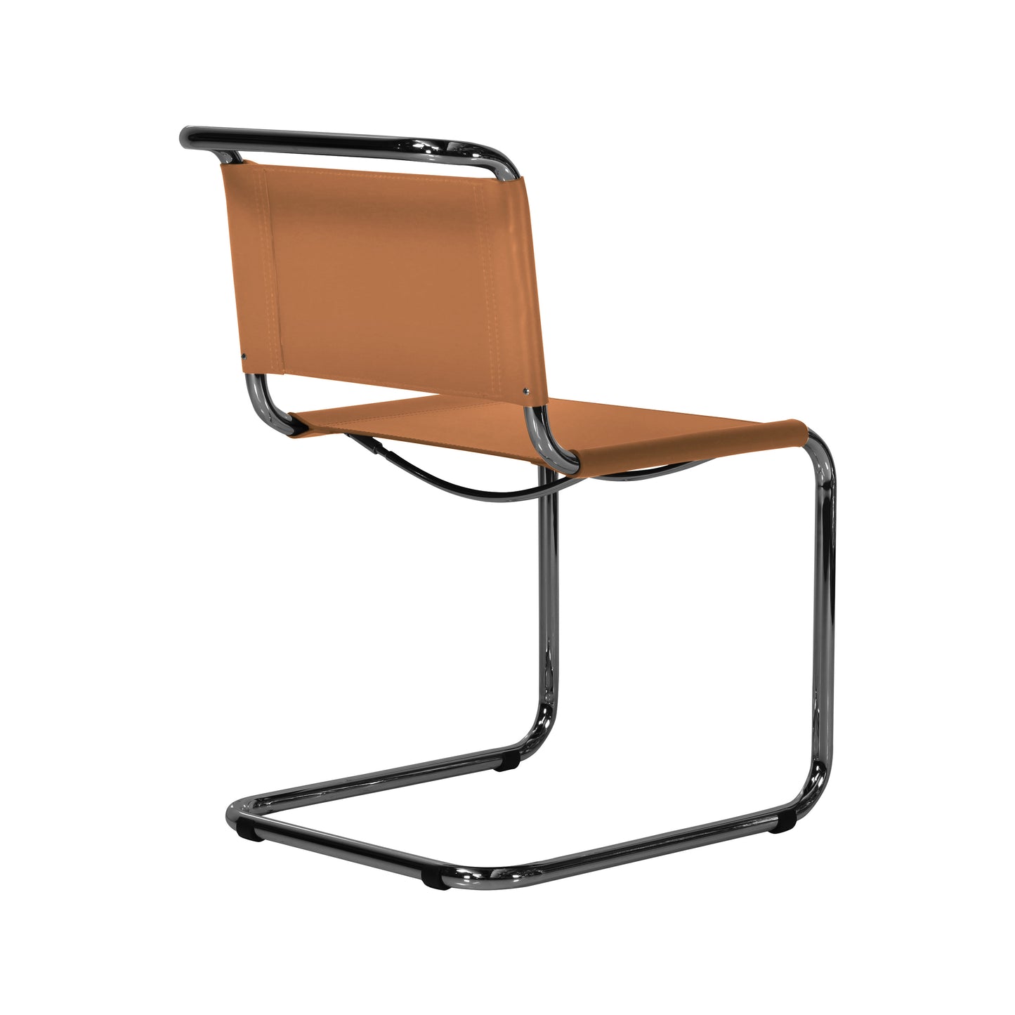 Mart Stam style Chair  | Biscuit  | Side