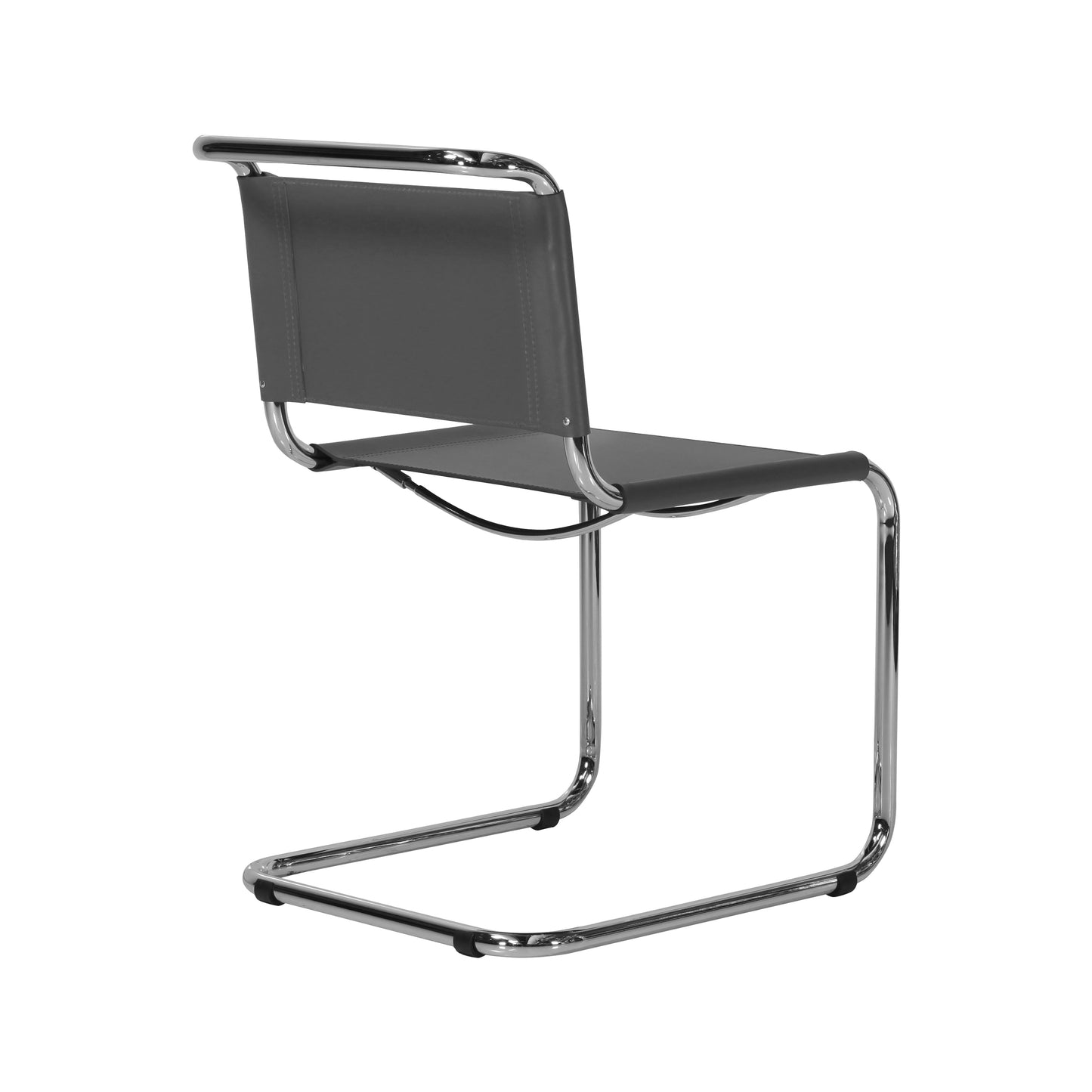 Mart Stam style Chair  | Grey | Side