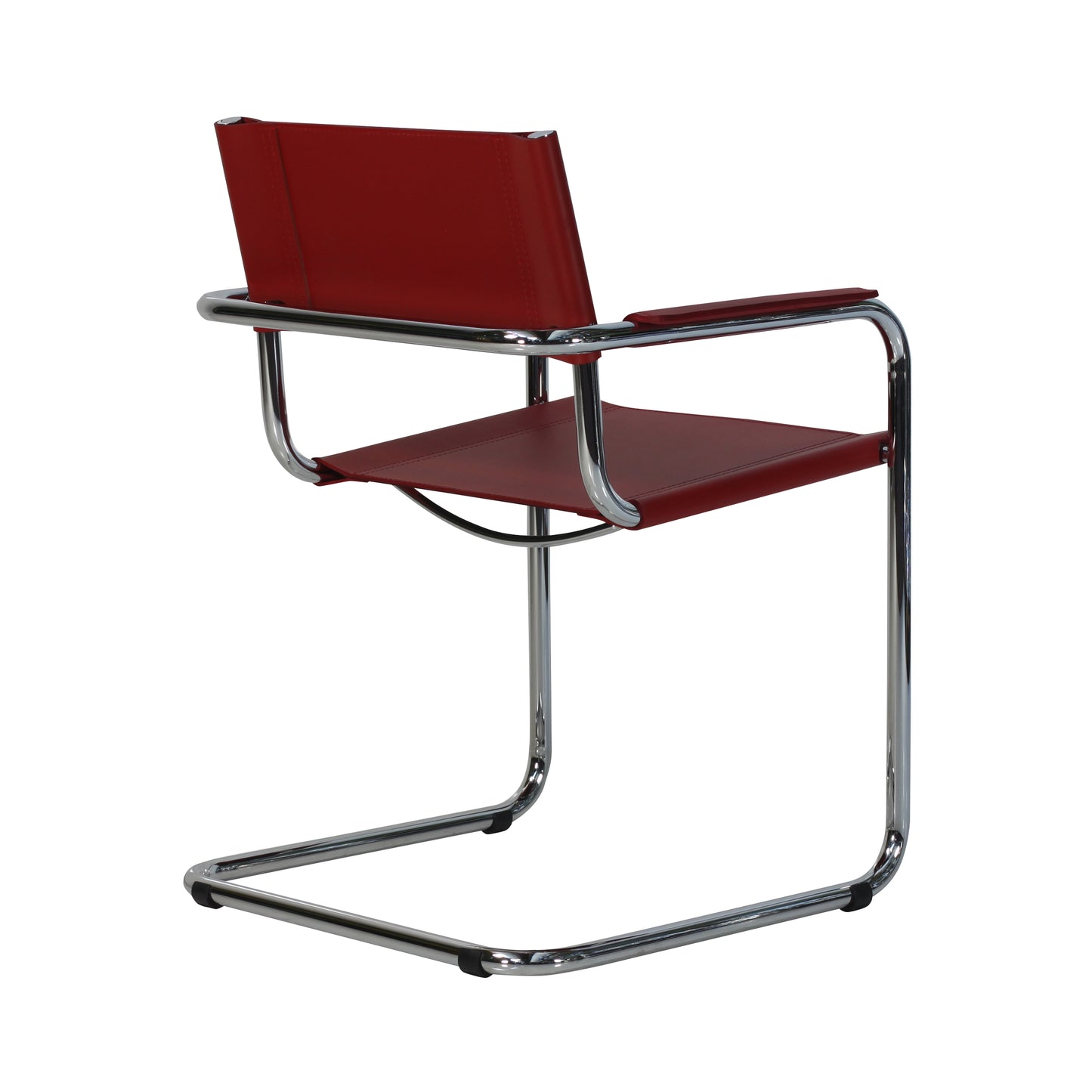 Mart Stam style armchair | Red| Side