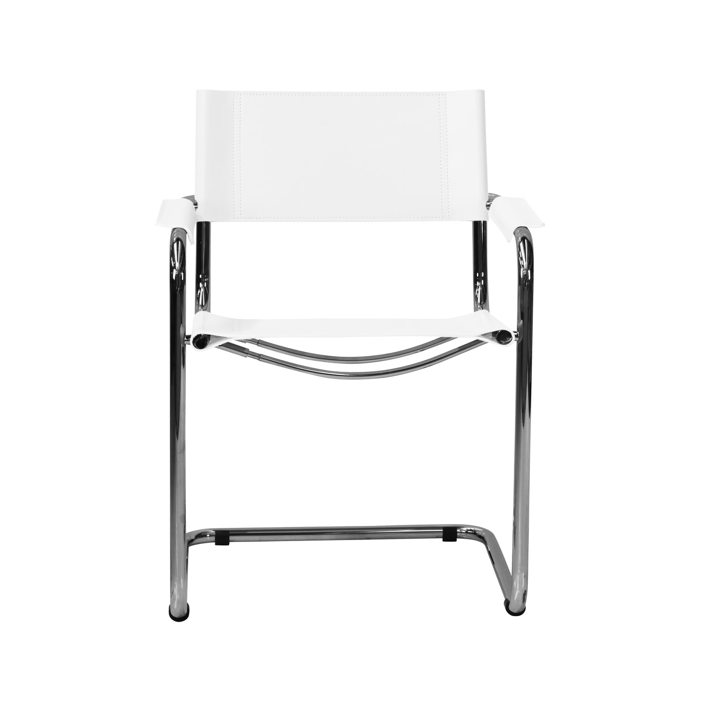 Mart Stam style armchair | White | Front