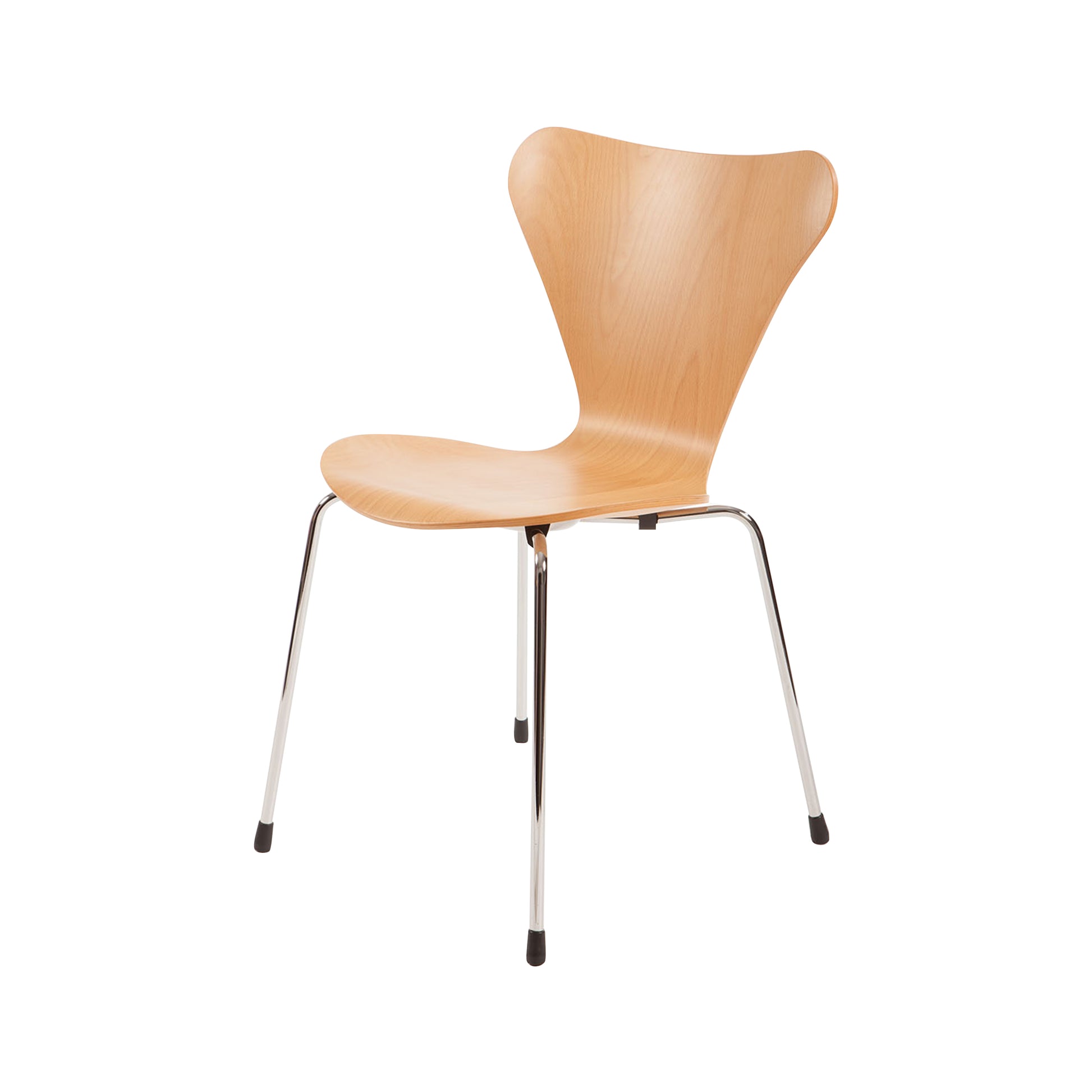 Jacobsen stackable chair | Natural Beech | Side