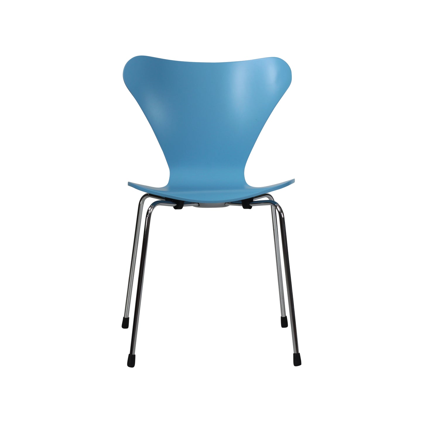 Jacobsen stackable chair| Blue | Front