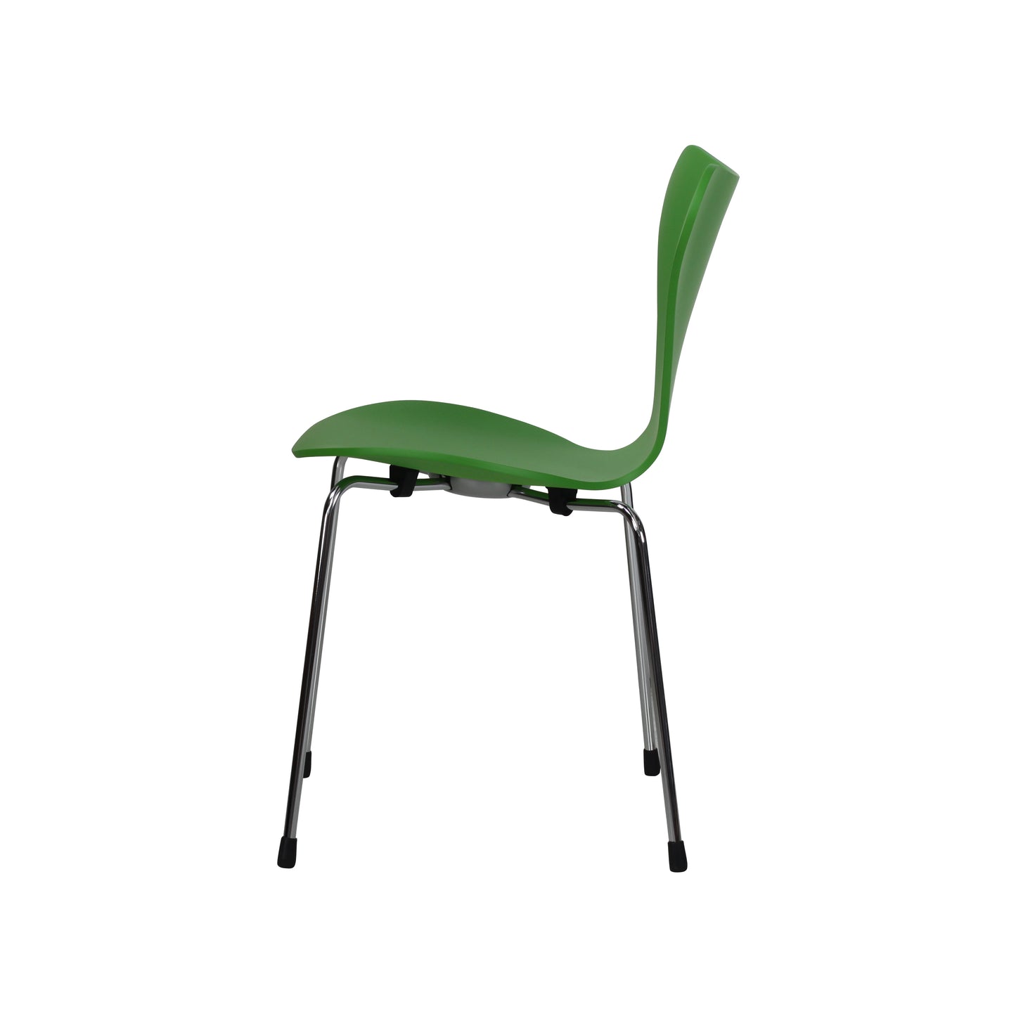 Jacobsen stackable chair | Green | Side