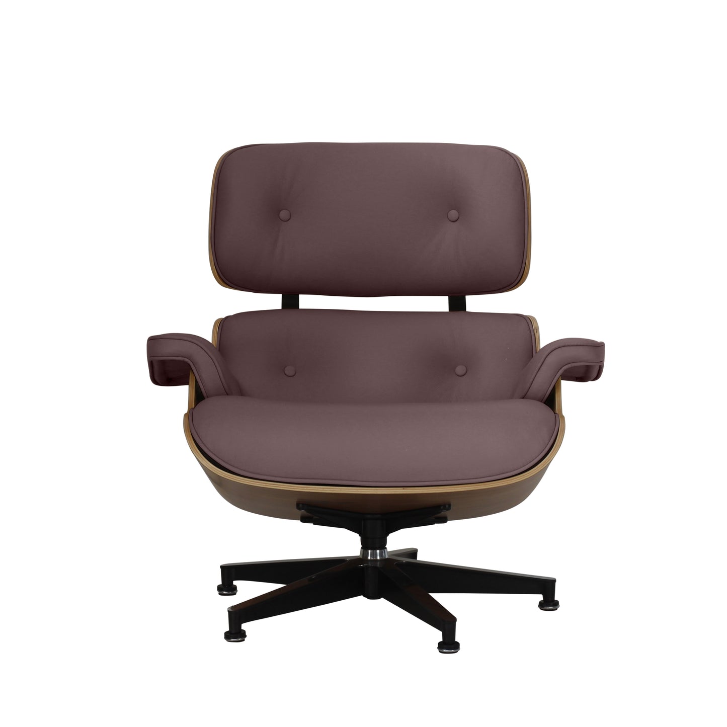 Lounge chair | Chocolate  Leather | Front