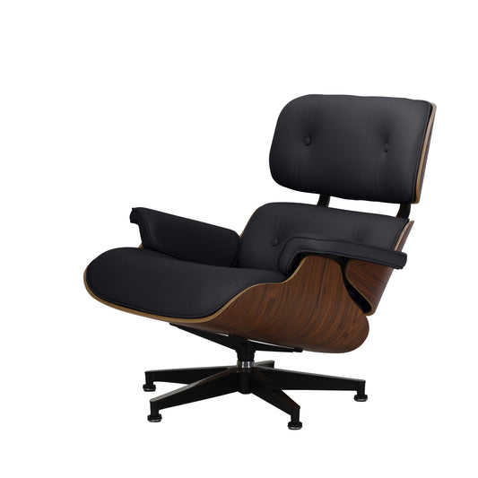 Lounge chair | Black Leather | Side