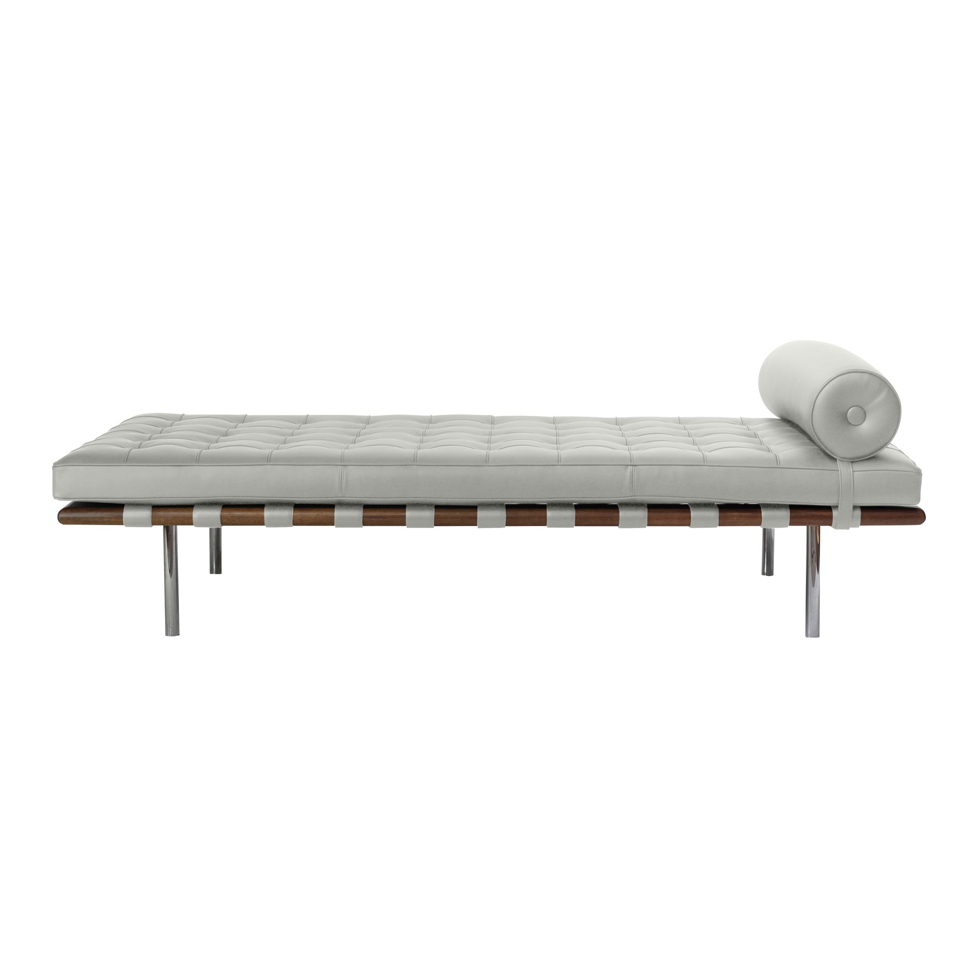Daybed barcelona style | Milk Leather | Side