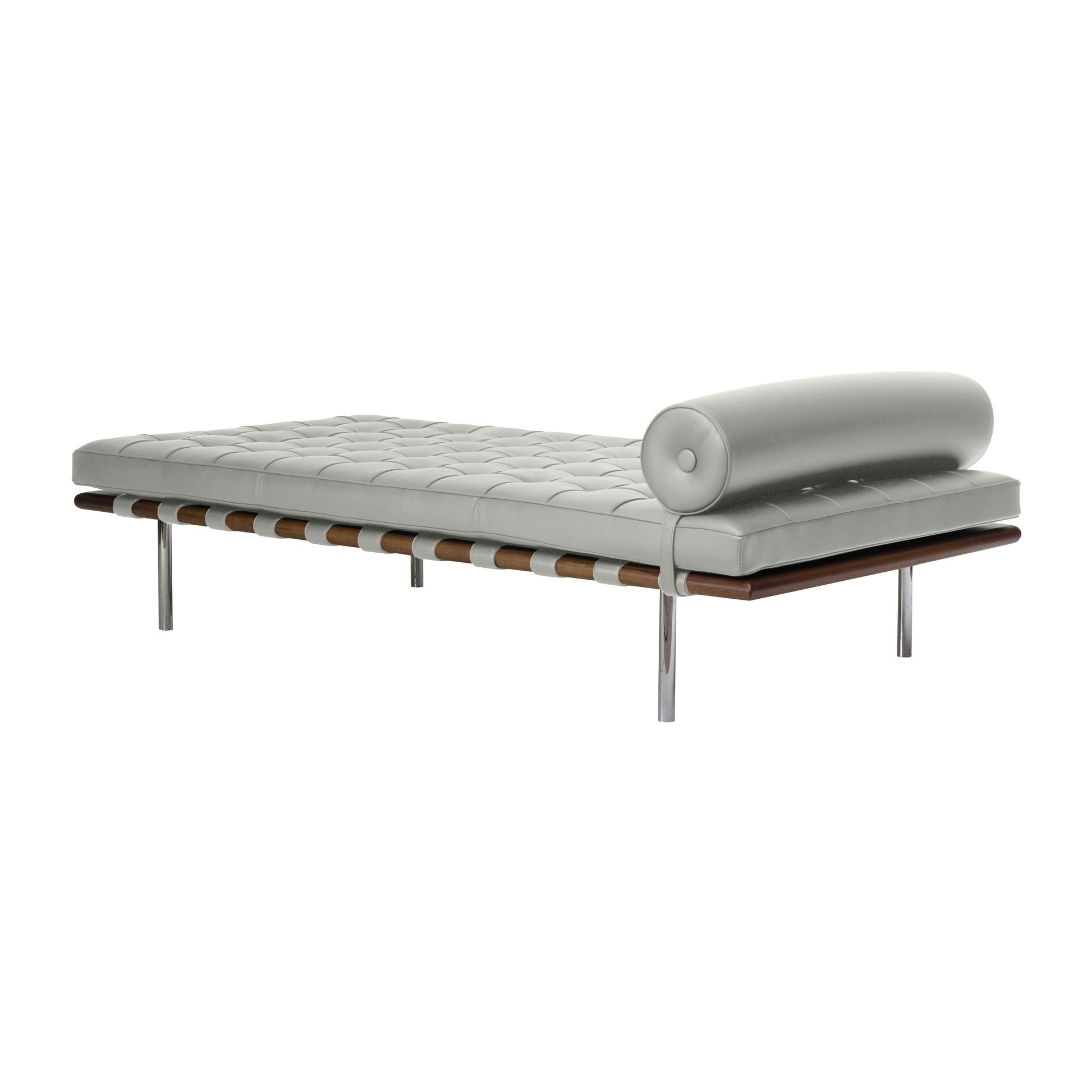 Daybed barcelona style | Milk Leather | Side