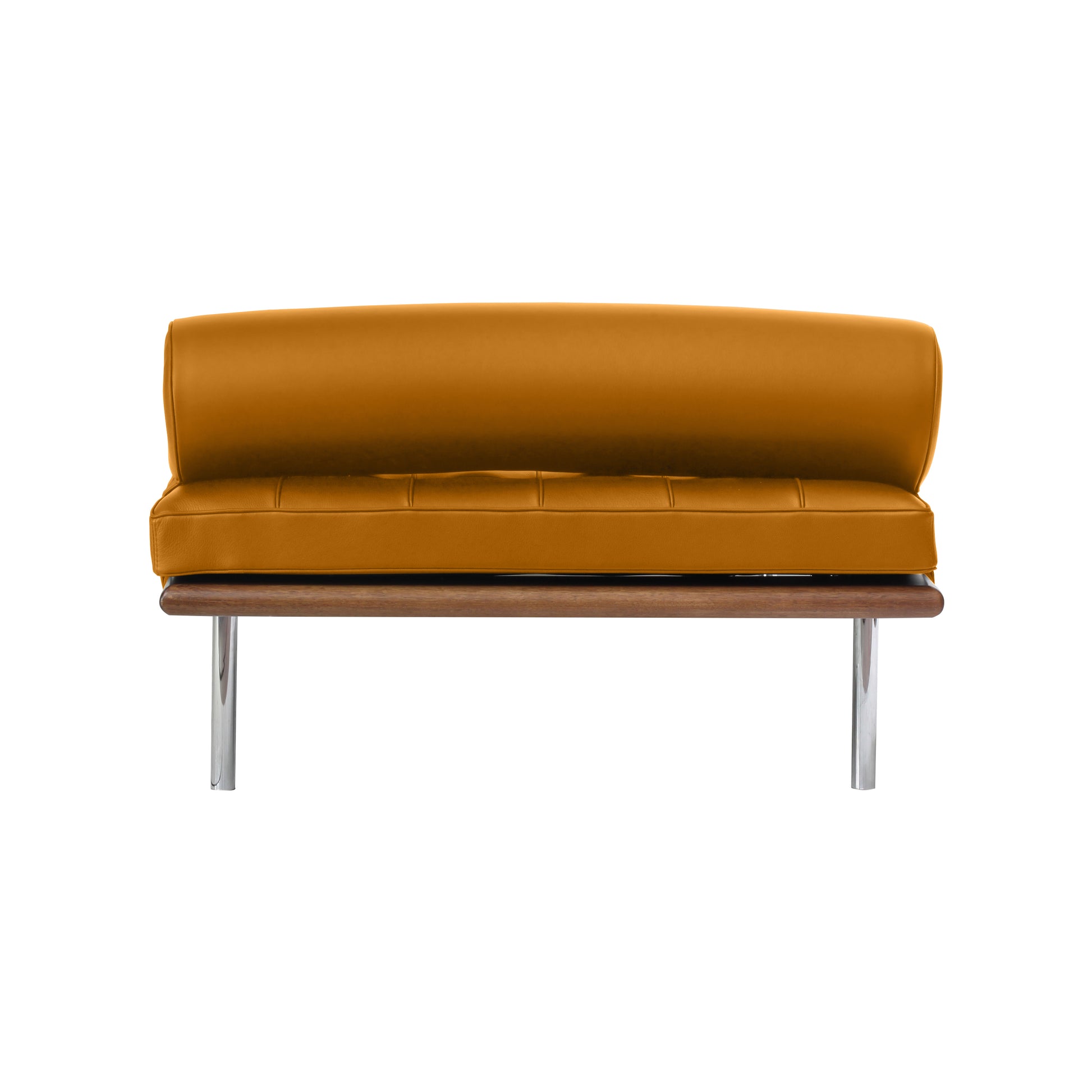 Daybed barcelona style | Cognac Leather | Back